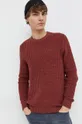 bordowy Hollister Co. sweter