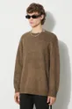 brown Manastash wool blend jumper Aberdeen Sweater