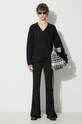 Кардиган з домішкою вовни Manastash Aberdeen Kurtigan '23 7923241003 чорний AW23