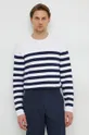 mornarsko modra Bombažen pulover Michael Kors