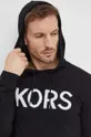 czarny Michael Kors sweter bawełniany