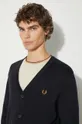 Fred Perry cardigan in lana Uomo