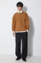 Шерстяной свитер Ader Error Seltic Knit коричневый