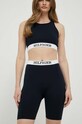 Tommy Hilfiger pantaloni scurti tricotaj bleumarin WW0WW39090