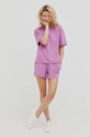HUGO szorty lounge 50490596 fioletowy SS25