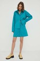 Bavlněné šortky Herskind 4836610 tyrkysová AW23