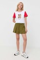 MAX&Co. pantaloni scurti Supermax x Superga C7840123 verde AW23