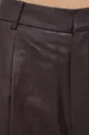 hnedá Kožené krátke nohavice Gestuz