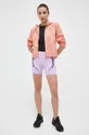Kratke hlače za tek adidas by Stella McCartney TruePace vijolična