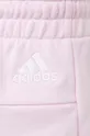 różowy adidas szorty bawełniane