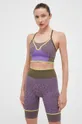 lila adidas by Stella McCartney edzős rövidnadrág