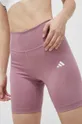Kratke hlače za vadbo adidas Performance Training Essentials roza