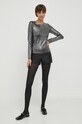 Σορτς Sisley 49KJL900X.100 μαύρο AW23