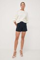 Σορτς Morgan SHAXA.F.MARINE σκούρο μπλε AW23