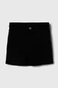 čierna Detské rifľové krátke nohavice Guess Dievčenský