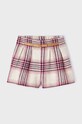 Mayoral szorty z domieszką wełny dziecięce casual fioletowy 4214.6C.Mini.9BYX