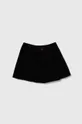 črna Otroške kratke hlače iz velveta United Colors of Benetton Dekliški