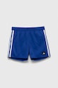 adidas Performance pantaloni scurti copii 3S SHO sport albastru HR7435