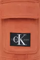 narancssárga Calvin Klein Jeans pamut rövidnadrág