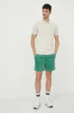 Kratke hlače iz rebrastega žameta Polo Ralph Lauren zelena
