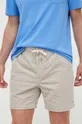 Kratke hlače iz rebrastega žameta Polo Ralph Lauren bež