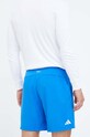 Îmbrăcăminte adidas Performance pantaloni scurți de antrenament Train Icons Big Logo IN9811 albastru