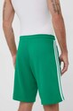Ρούχα Βαμβακερό σορτσάκι adidas Originals IP1340 πράσινο