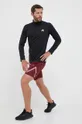 Tréningové šortky adidas Performance Pro Block burgundské