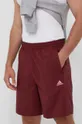 burgundia adidas rövidnadrág Férfi