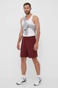 adidas pantaloni scurti HY1282 burgundia AW23