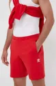 κόκκινο Σορτς adidas Originals Ανδρικά
