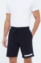 čierna Bavlnené šortky Emporio Armani Underwear Pánsky