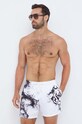 PLEIN SPORT szorty kąpielowe FACC.MMT0375.SXV005N biały AW23