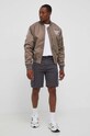 Karl Kani pantaloni scurti jeans 6013495 gri AW23