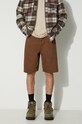 Rifľové krátke nohavice Butter Goods Web Denim Shorts BGQ3234801 hnedá AW23