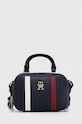 Tommy Hilfiger torebka nie mieści A4 granatowy AW0AW15113