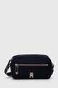 Tommy Hilfiger torebka nie mieści A4 granatowy AW0AW15135