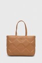 Calvin Klein torebka mieści A4 beżowy K60K610761