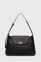 Kabelka Calvin Klein jednofarebný čierna K60K610773