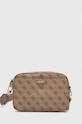 Guess torebka MERIDIAN nie mieści A4 beżowy HWSG87.78140