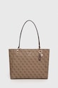 Guess torebka NOELLE mieści A4 brązowy HWBG78.79250