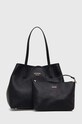 Guess torebka VIKKY mieści A4 czarny HWVG69.95280