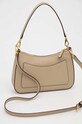 Akcesoria Lauren Ralph Lauren torebka skórzana 431883768 beżowy