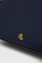 Lauren Ralph Lauren torebka skórzana granatowy 431883768