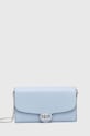Lauren Ralph Lauren kopertówka skórzana skóra licowa niebieski 431902100