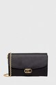 Lauren Ralph Lauren kopertówka skórzana skóra licowa czarny 431902100
