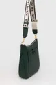 Δερμάτινη τσάντα Lauren Ralph Lauren πράσινο