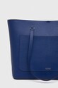 Akcesoria Lauren Ralph Lauren torebka skórzana 431911655 niebieski