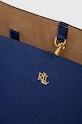 Lauren Ralph Lauren torebka skórzana niebieski 431911655