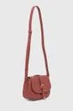 Шкіряна сумочка Coccinelle рожевий